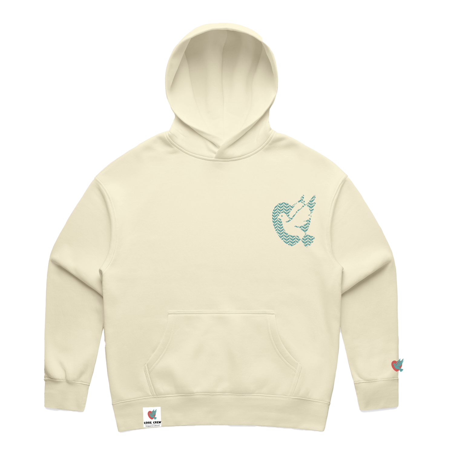 dove+love all vibes hoodie - The Core Crew