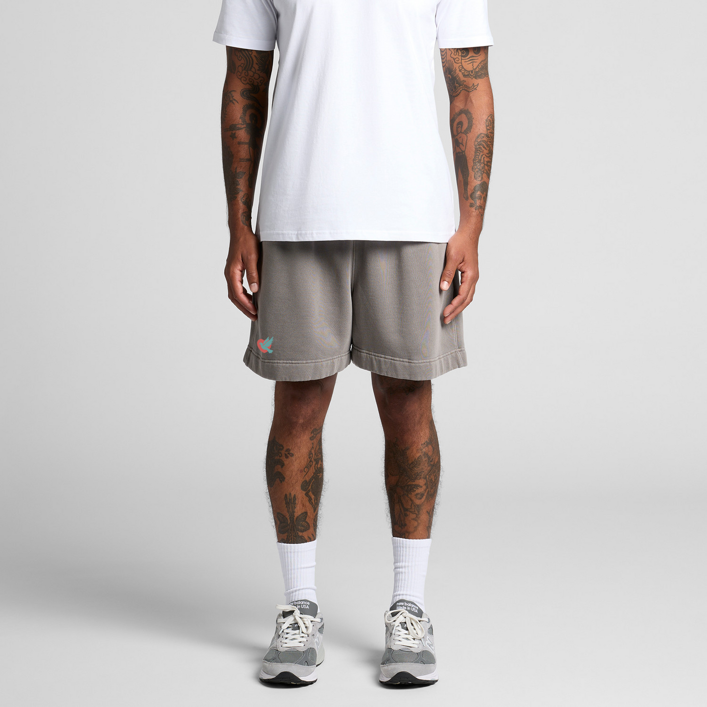 relaxed track shorts - The Core Crew